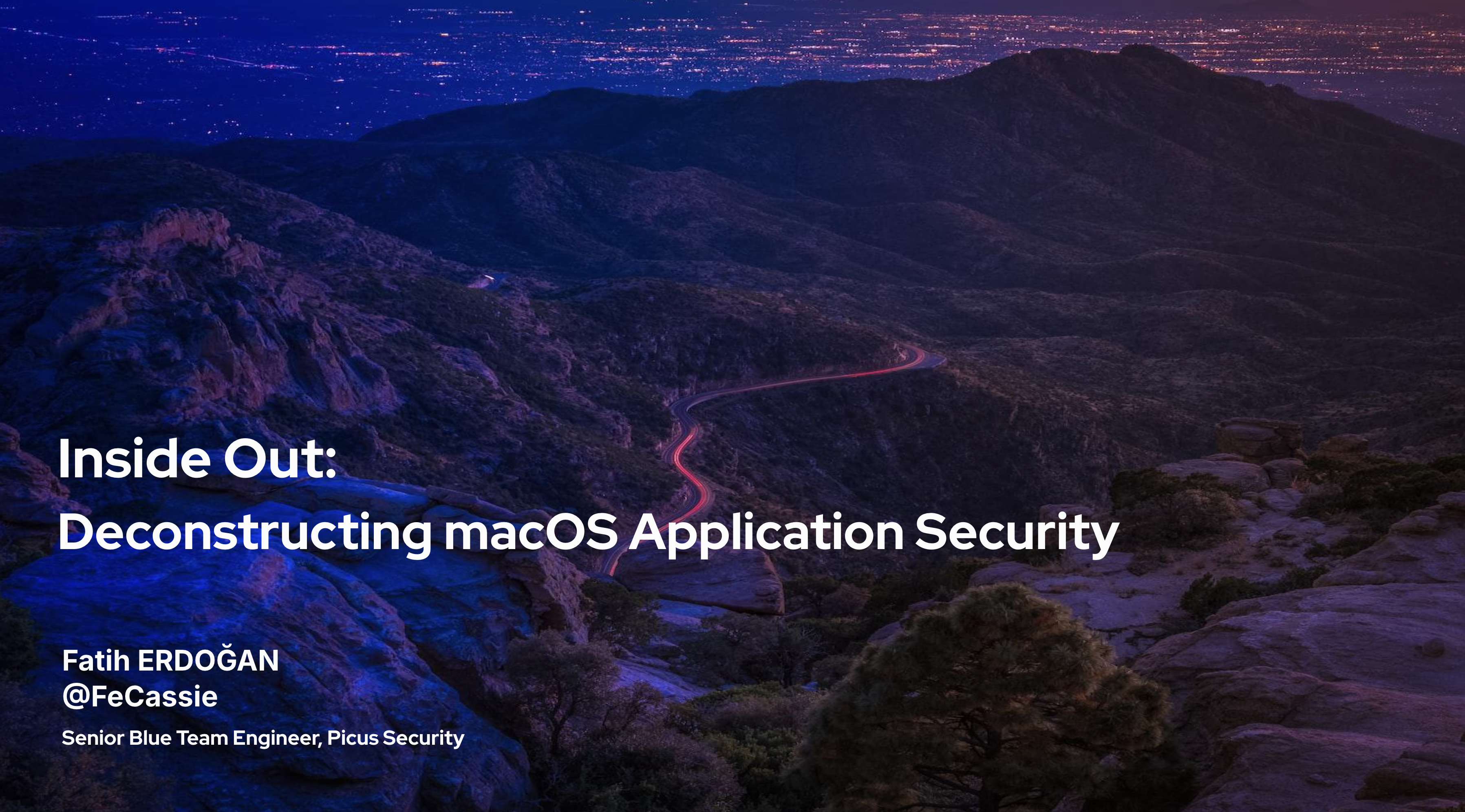 Inside Out Deconstructing macOS Application Security